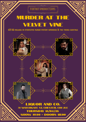 16/04/2026 - Murder At The Velvet Vine - Liquor and Co